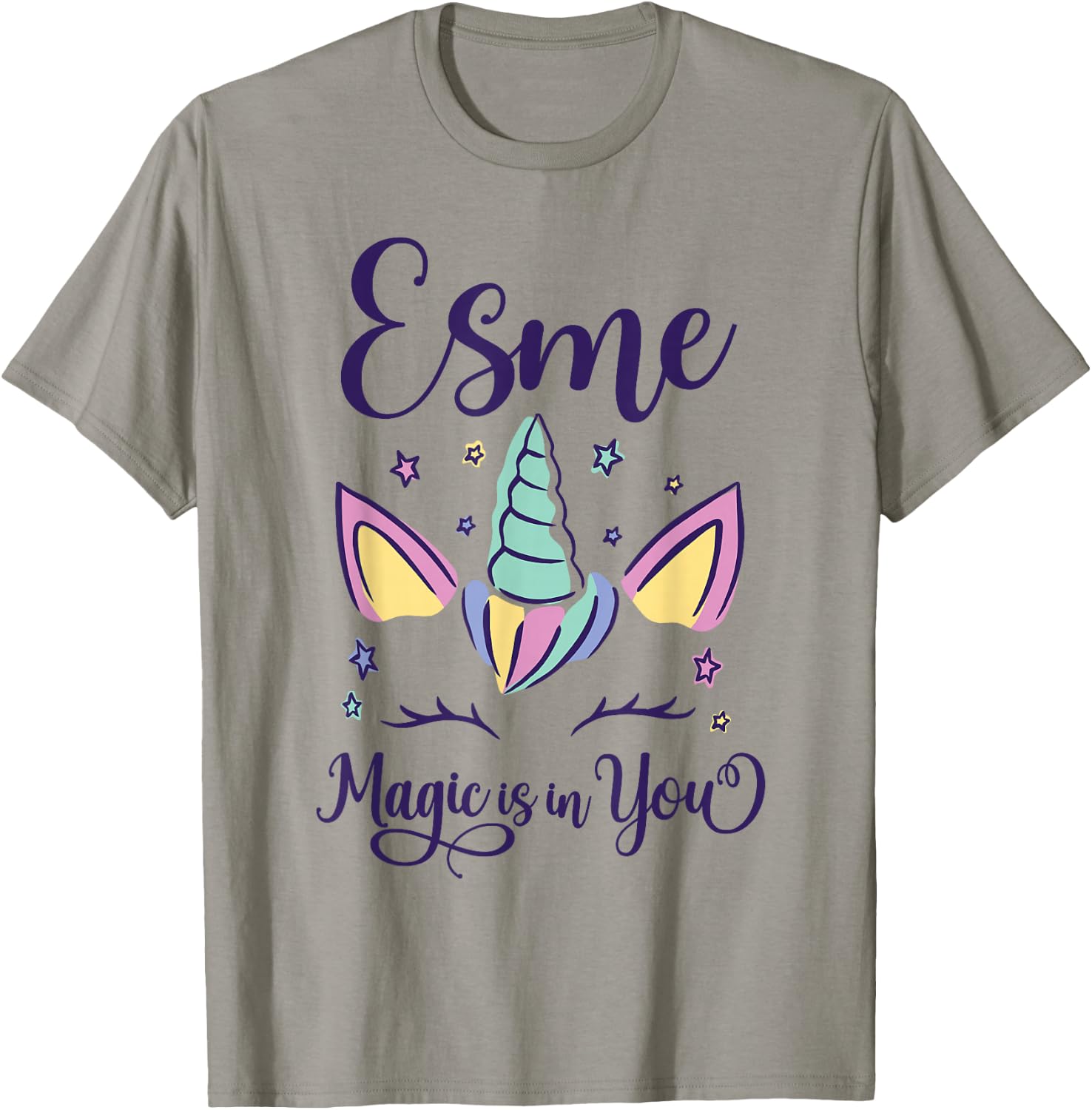 First Name Esme Personalized I Love Esme T-Shirt - T-Shirt | Sand