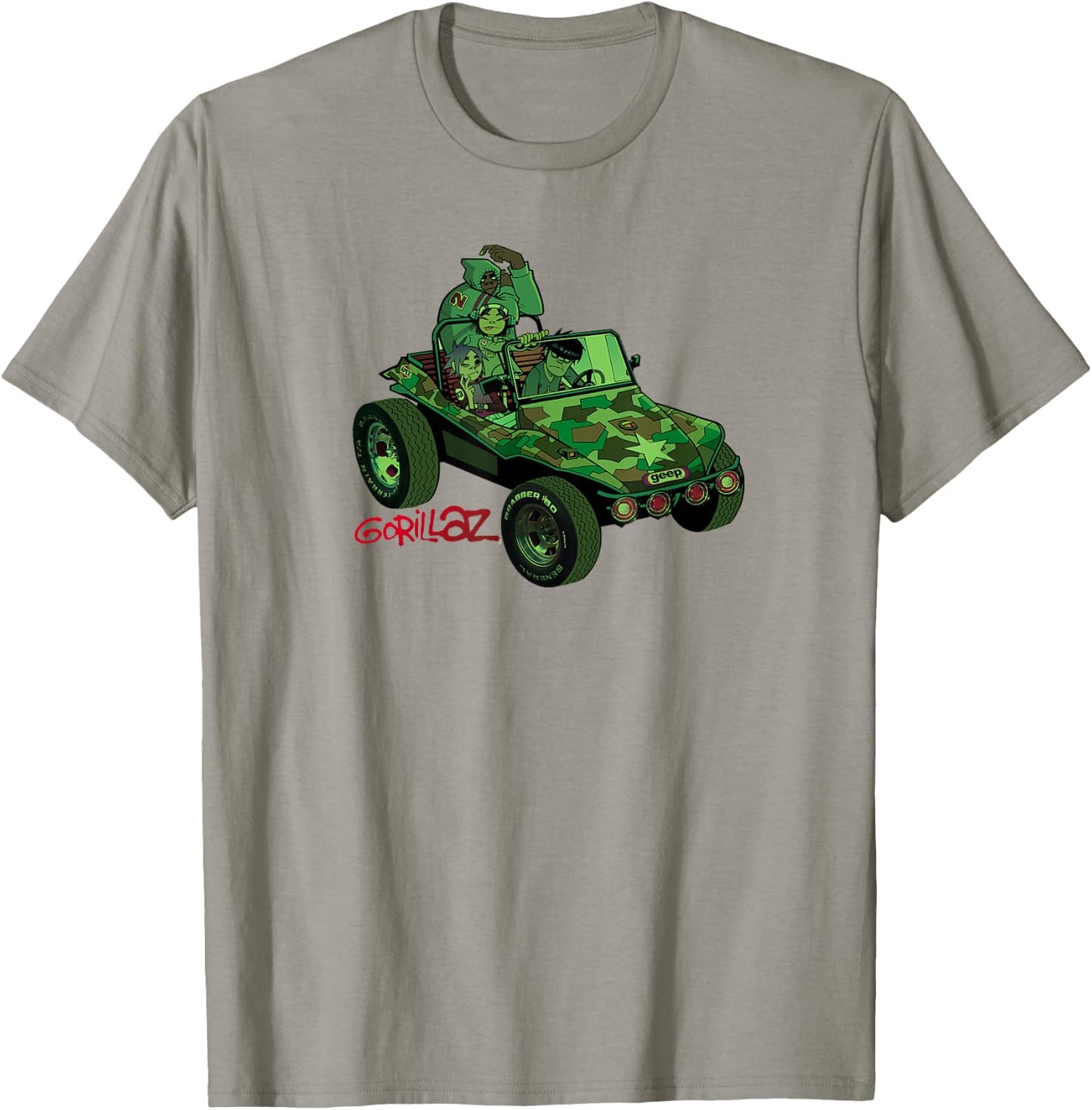 Gorillaz Geep Logo Reverse T-Shirt - T-Shirt | Sand