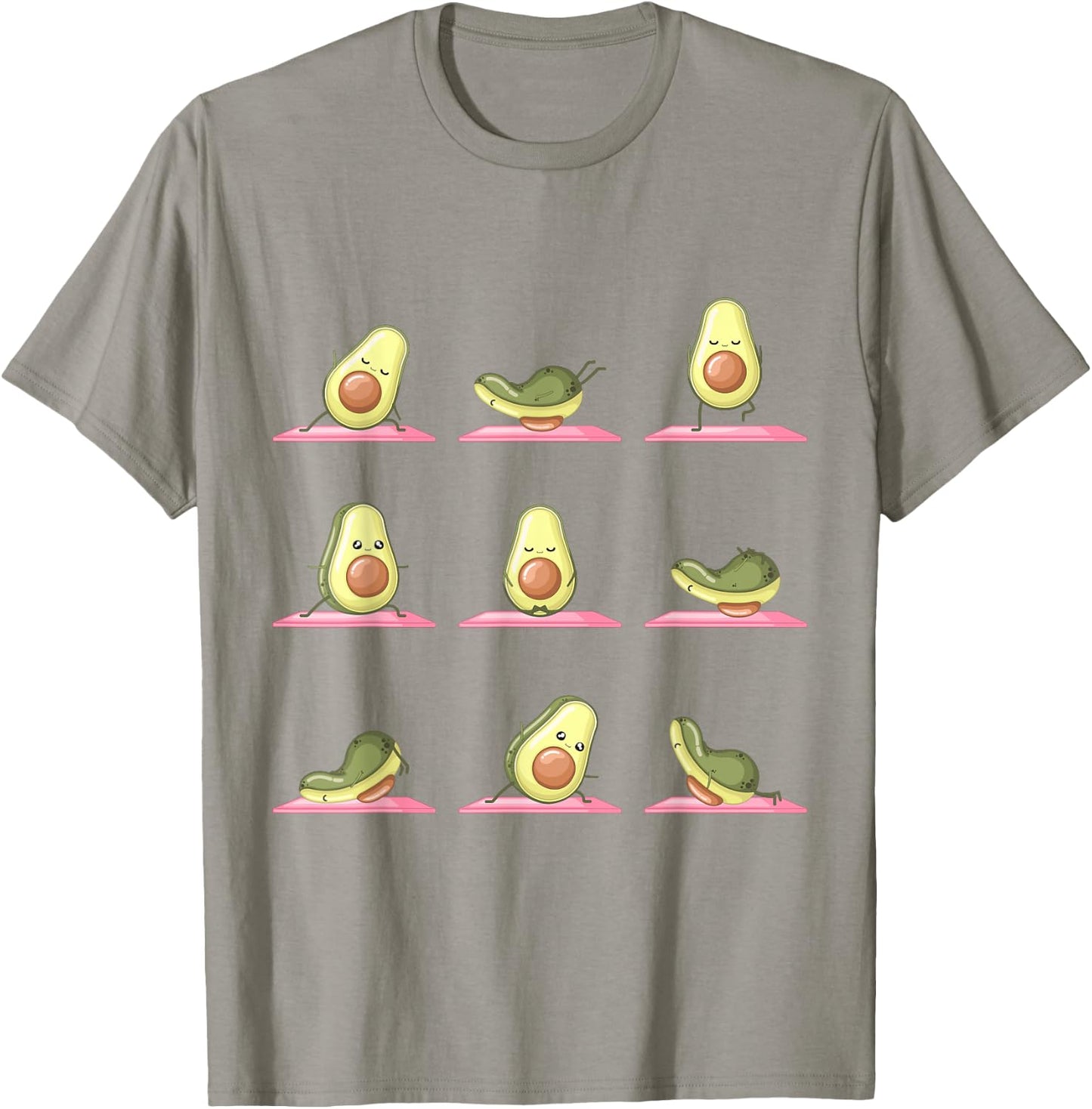 Avocado Yoga Pose Spruch Geschenk Gym Workout Niedlich Gym E T-Shirt - T-Shirt | Sand