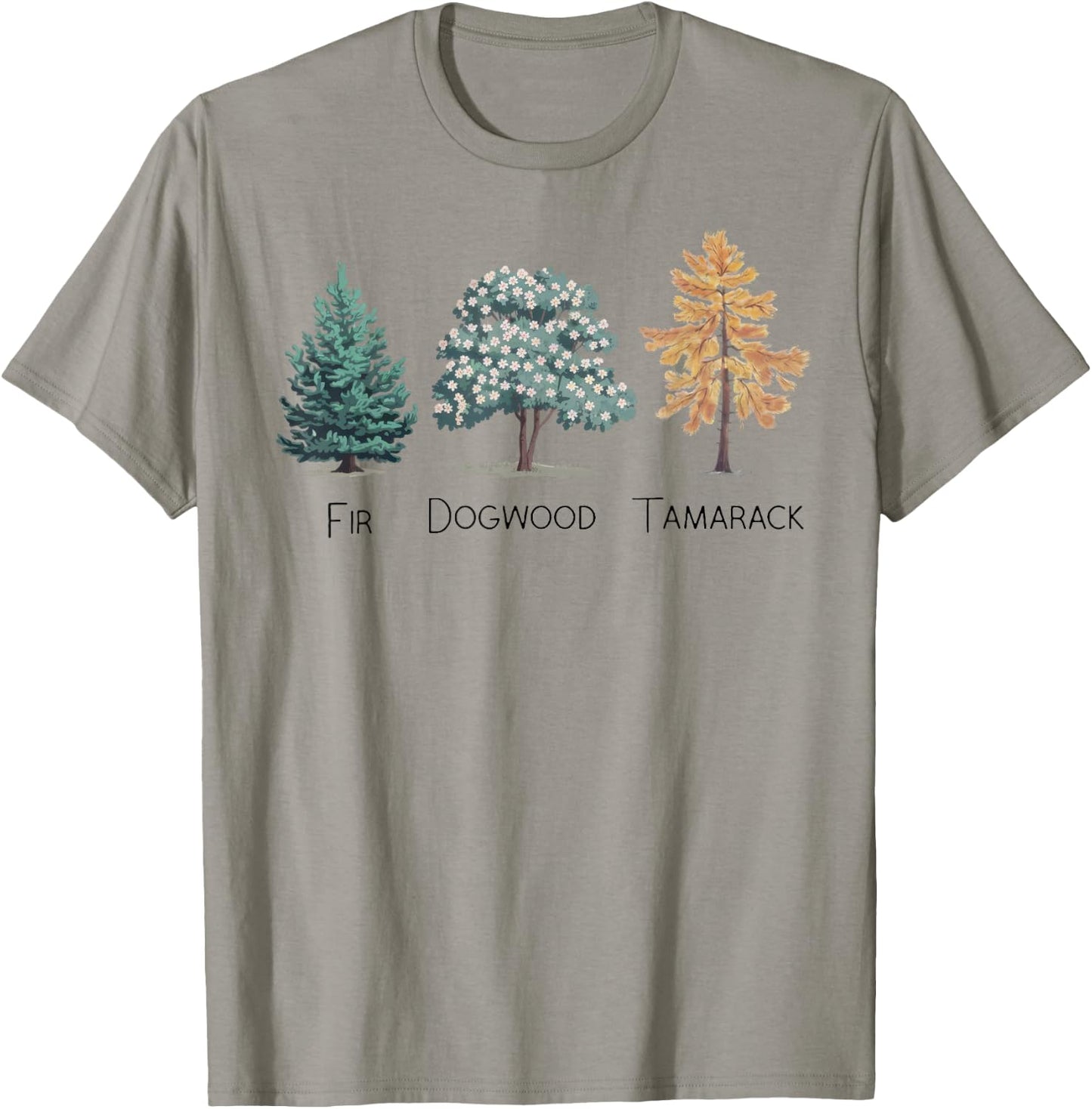 Subtle Tree Anti Trump Shirt Fir Dogwood Tamarack T-Shirt - T-Shirt | Sand