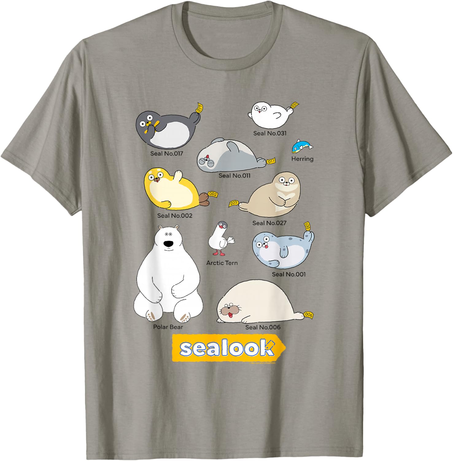 Sealook Characters T-Shirt - T-Shirt | Sand