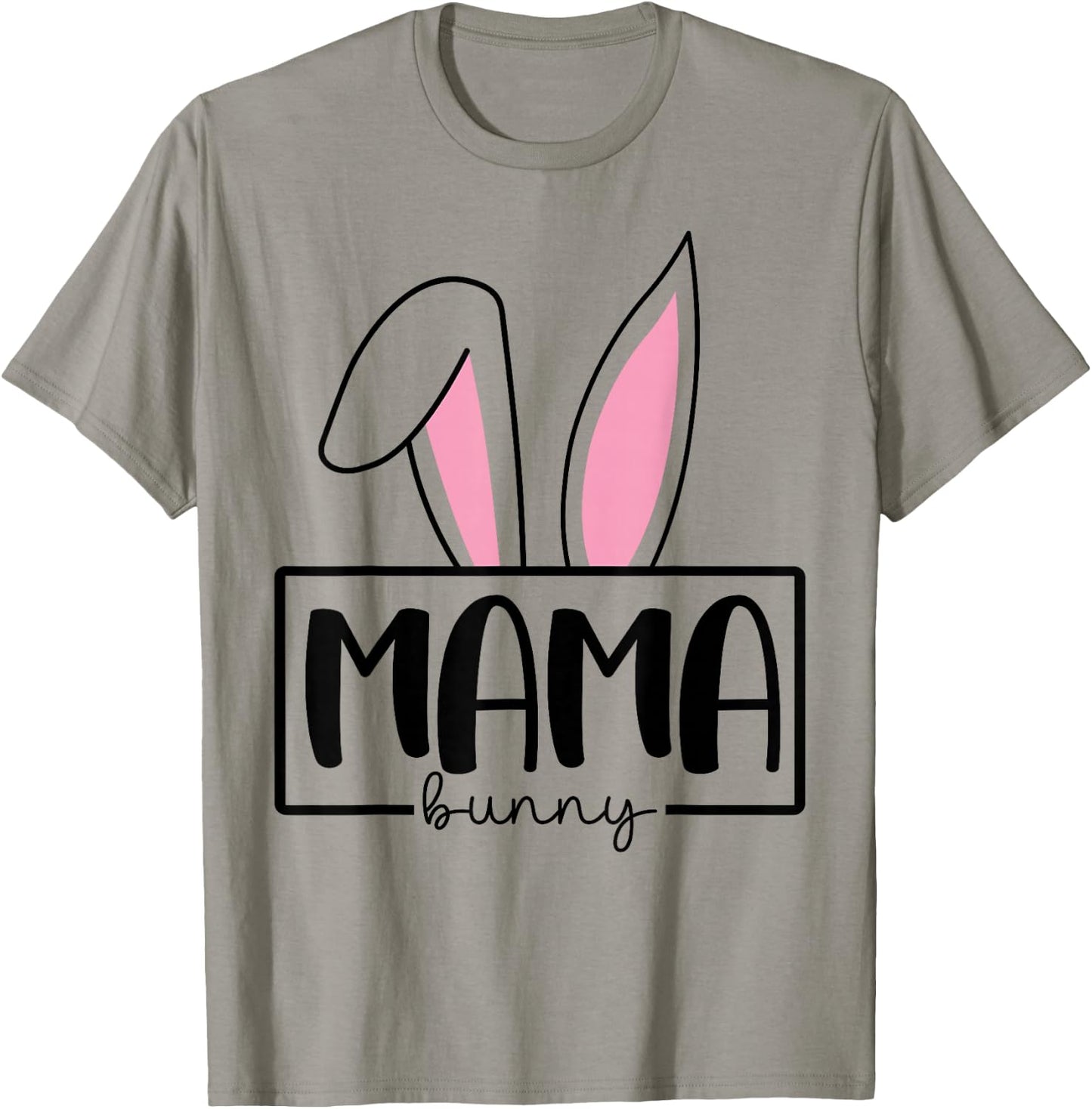Funny Mama Bunny Happy Easter Family Matching T-Shirt - T-Shirt | Sand