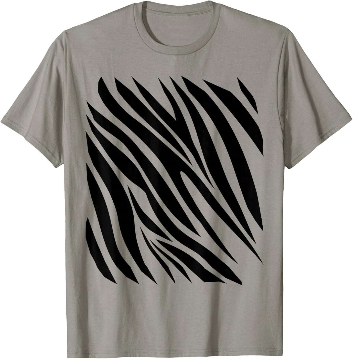Zebra Print Idea For Kids & Zebra Strips Halloween Costume T-Shirt - T-Shirt | Sand