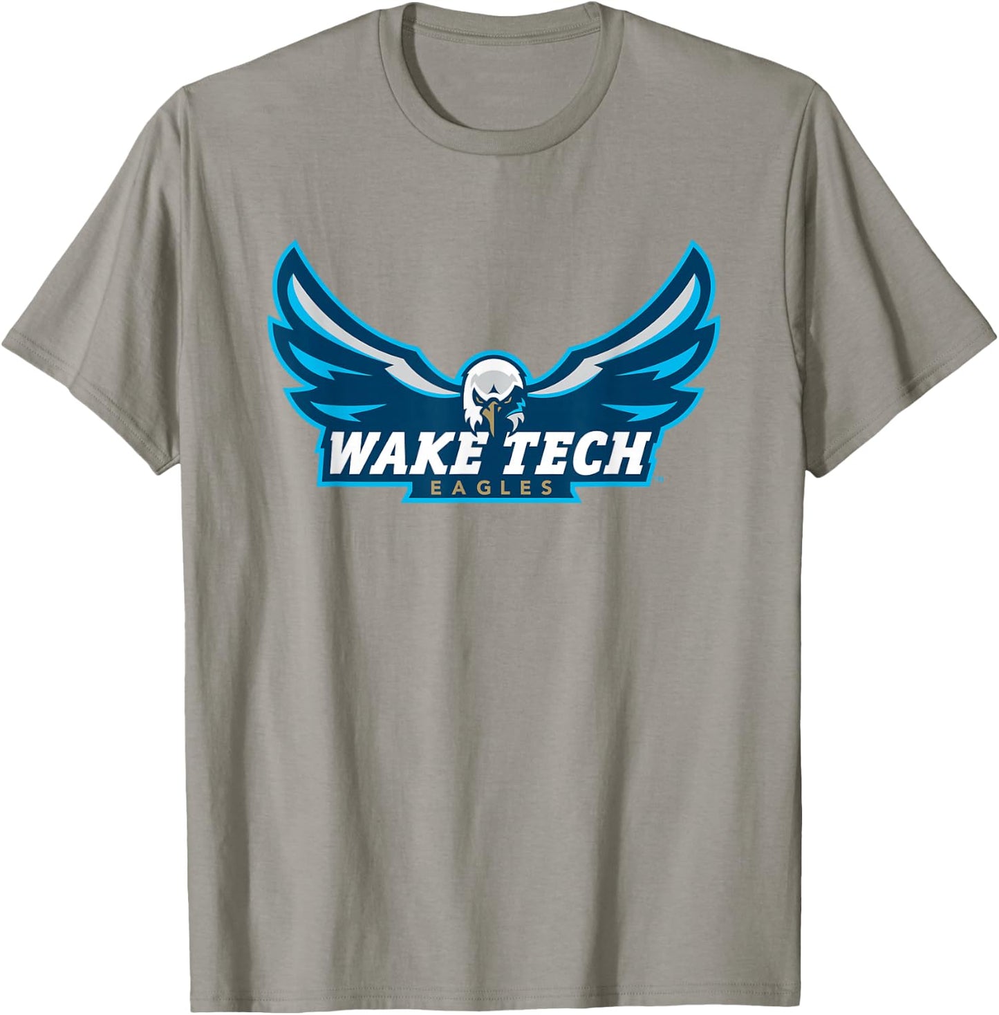 Wake Tech Eagles Wake Tech Community College Logo T-Shirt - T-Shirt | Sand