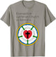 ELCA Rose Seal Logo of the Evangelical Lutheran Church in America T-Shirt - T-Shirt | Sand