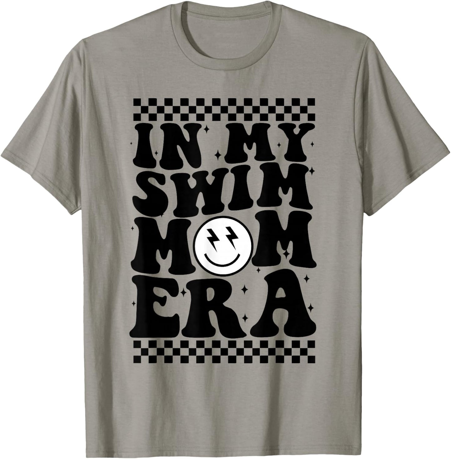 In My Swim Mom Era Retro Groovy Swimming Swimmer Mom Life T-Shirt - T-Shirt | Sand