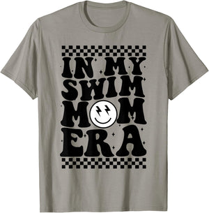 In My Swim Mom Era Retro Groovy Swimming Swimmer Mom Life T-Shirt - T-Shirt | Sand