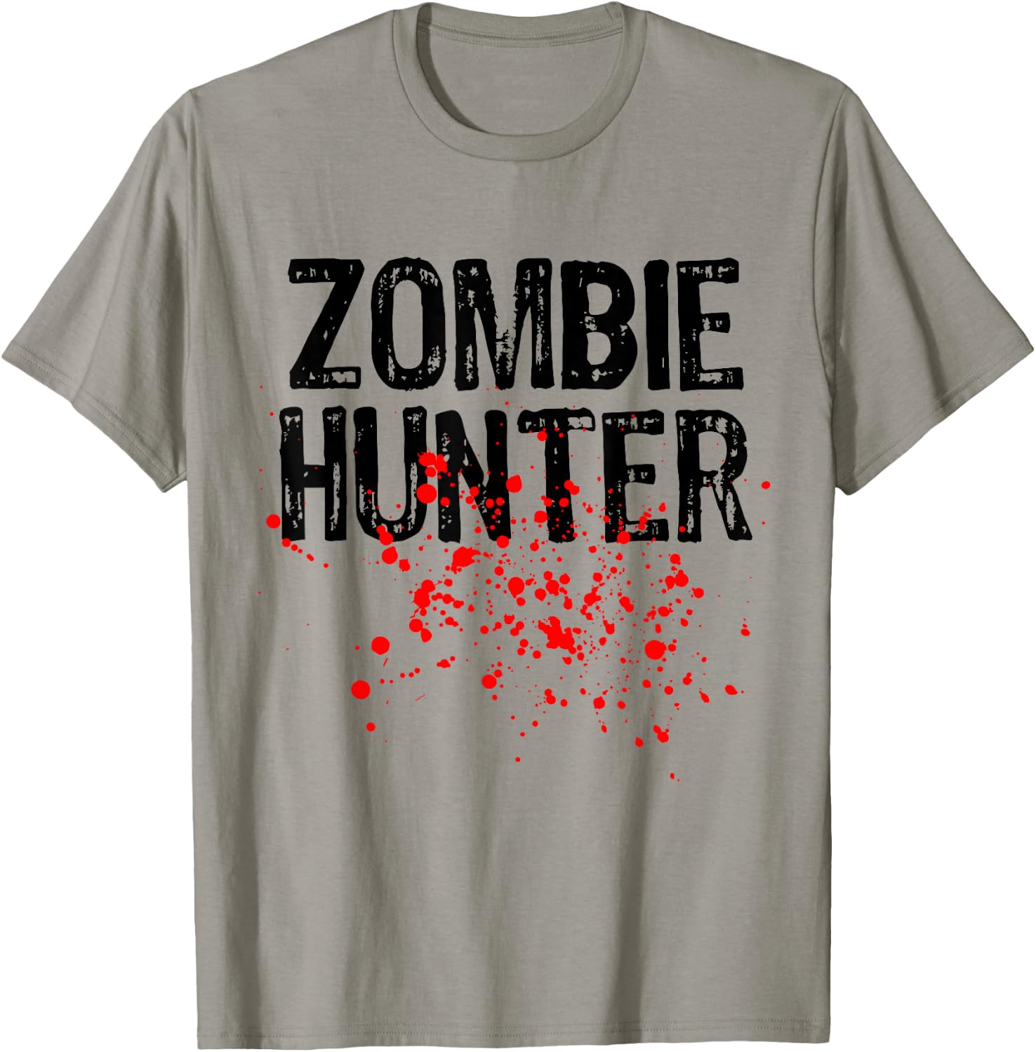Zombie Hunter Halloween Costume Lazy Easy T-Shirt - T-Shirt | Sand