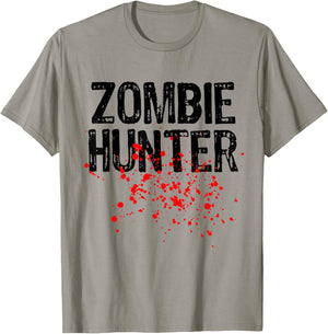 Zombie Hunter Halloween Costume Lazy Easy T-Shirt - T-Shirt | Sand