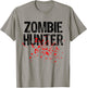 Zombie Hunter Halloween Costume Lazy Easy T-Shirt - T-Shirt | Sand