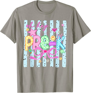 Back to School Oh Hey Preschool PreK Teachers Women Kids T-Shirt - T-Shirt | Sand