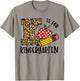 K Is For Kindergarten Back To School Leopard Happy First Day T-Shirt - T-Shirt | Sand