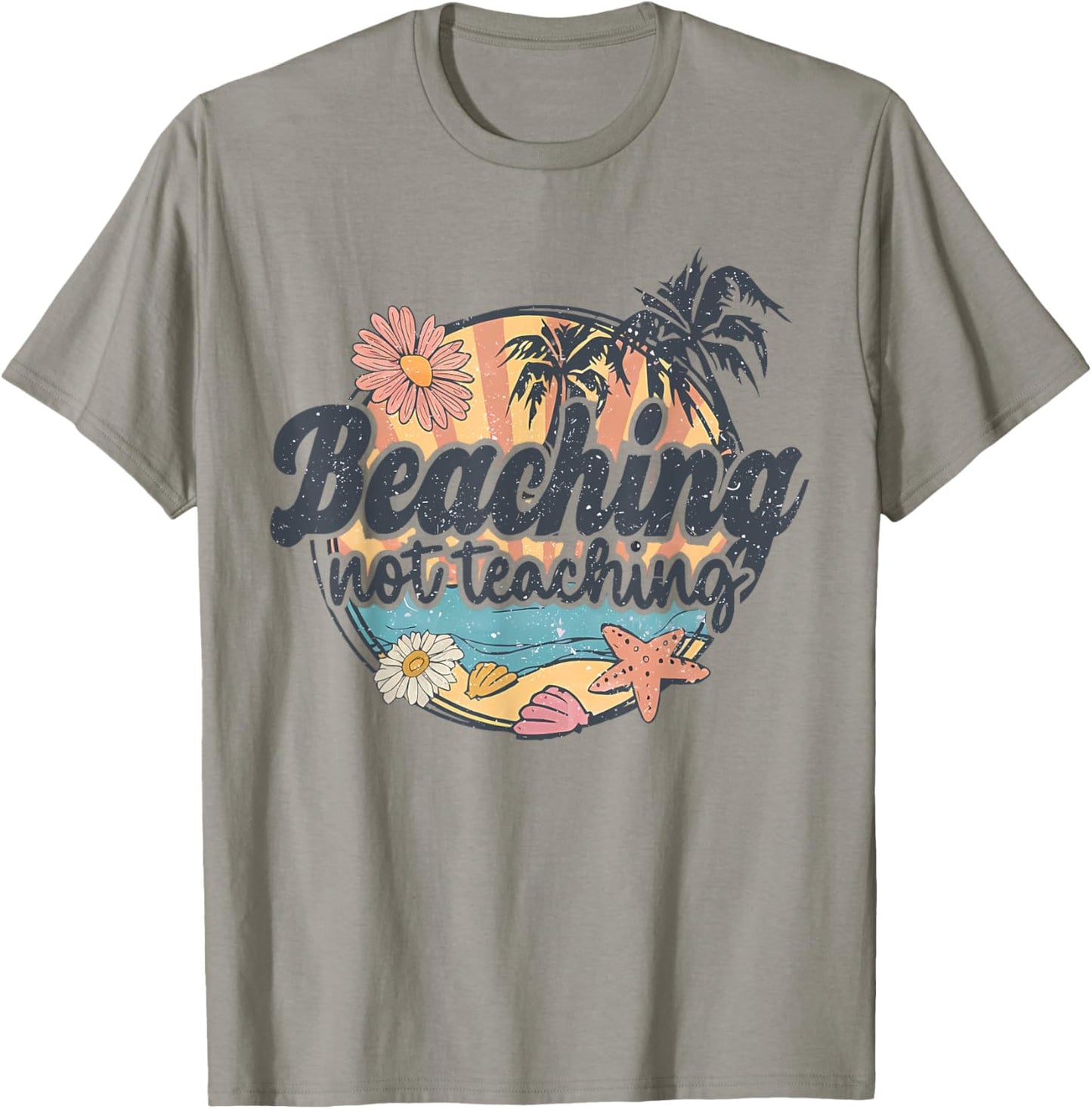 Vintage Beaching Not Teaching School's Out For Summer Women T-Shirt - T-Shirt | Sand