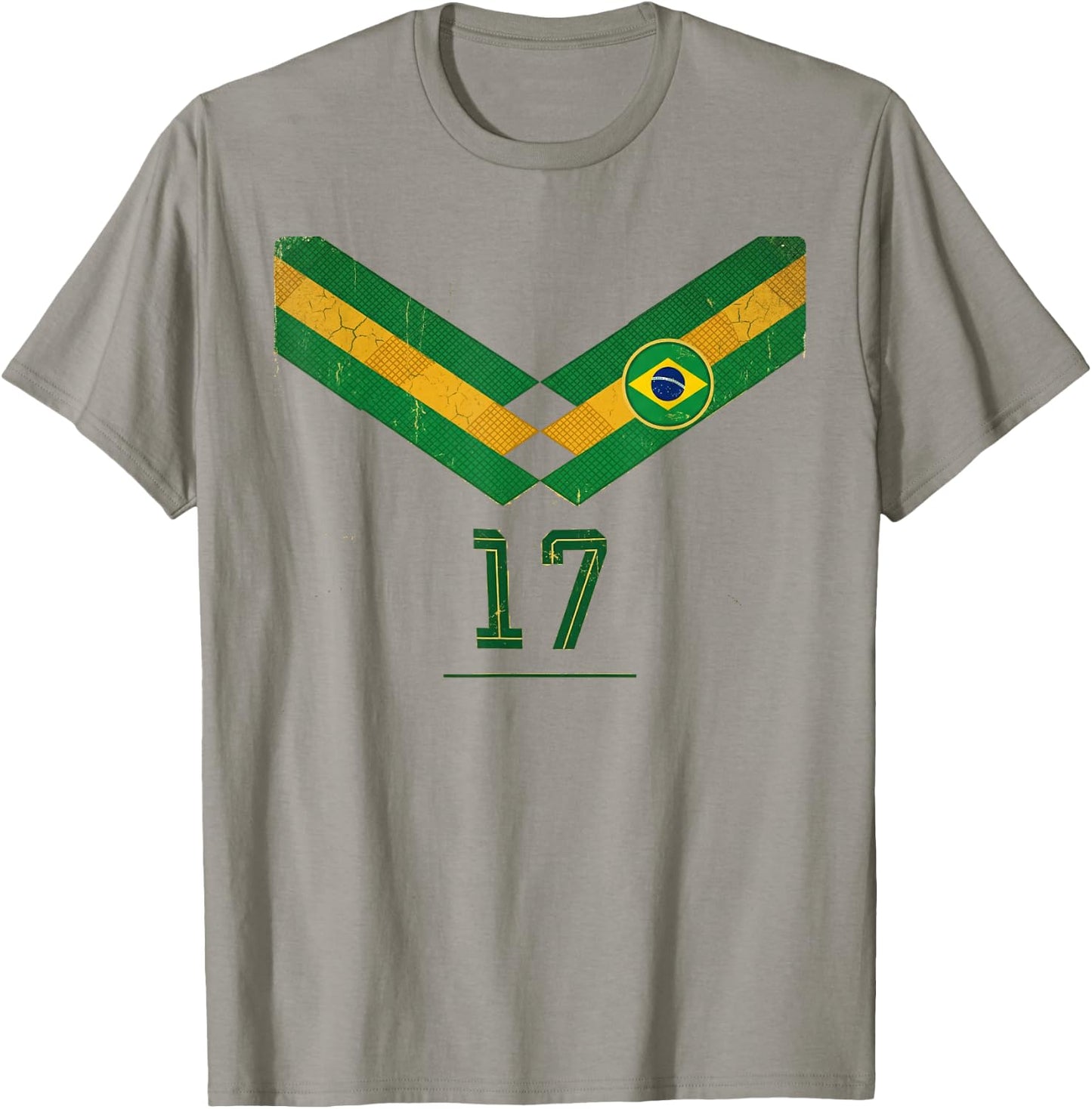 Brésil Cadeau Drapeau Brésil Fan Vintage Samba Brasil T-Shirt - T-Shirt | Sand
