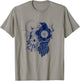 Runic Circle Crow Boho Floral Raven Norse Nordic Motifs T-Shirt - T-Shirt | Sand