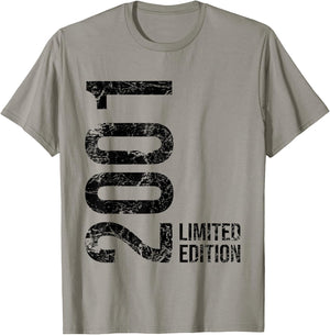 22nd Birthday Man Woman 22 Years 2001 Gift , White T-Shirt - T-Shirt | Sand