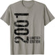 22nd Birthday Man Woman 22 Years 2001 Gift , White T-Shirt - T-Shirt | Sand