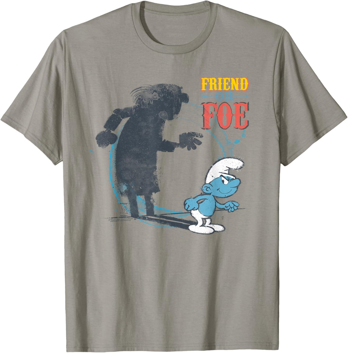 The Smurfs Gargamel Shadow Friend or Foe T-Shirt - T-Shirt | Sand