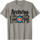 Leopard Archery Mom Bow Arrow USA Archery Mama Hunter T-Shirt - T-Shirt | Sand