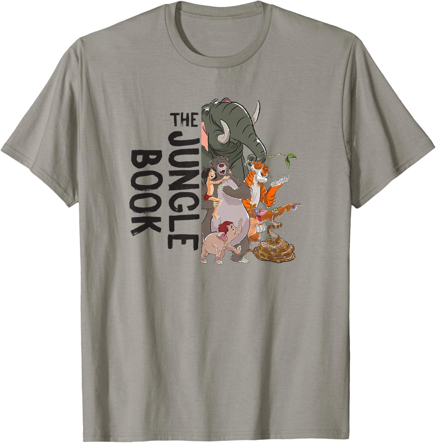 Disney The Jungle Book Split Image Group Poster T-Shirt - T-Shirt | Sand
