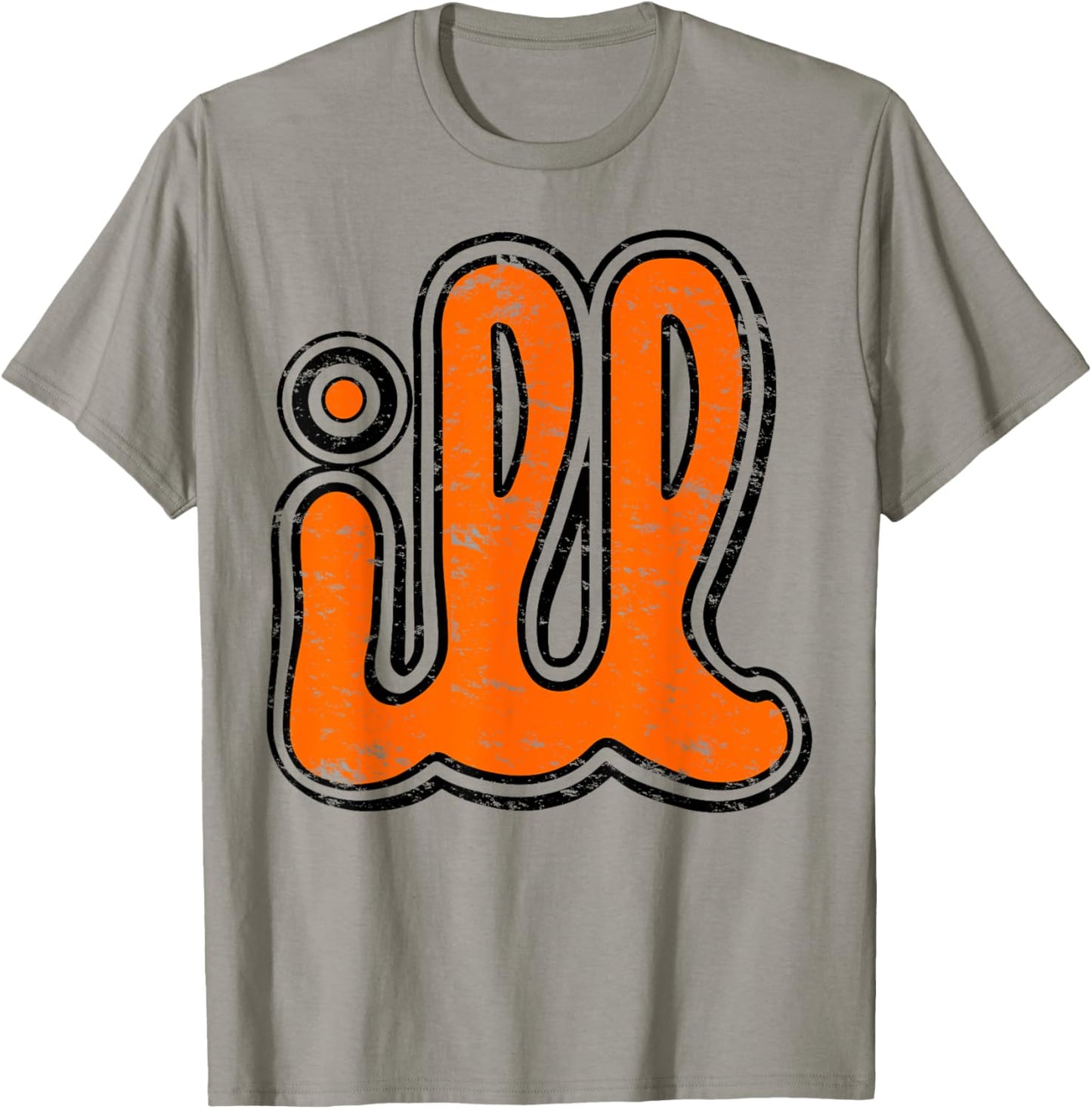 Vintage ILL Orange and Black Philly Philly T-Shirt - T-Shirt | Sand