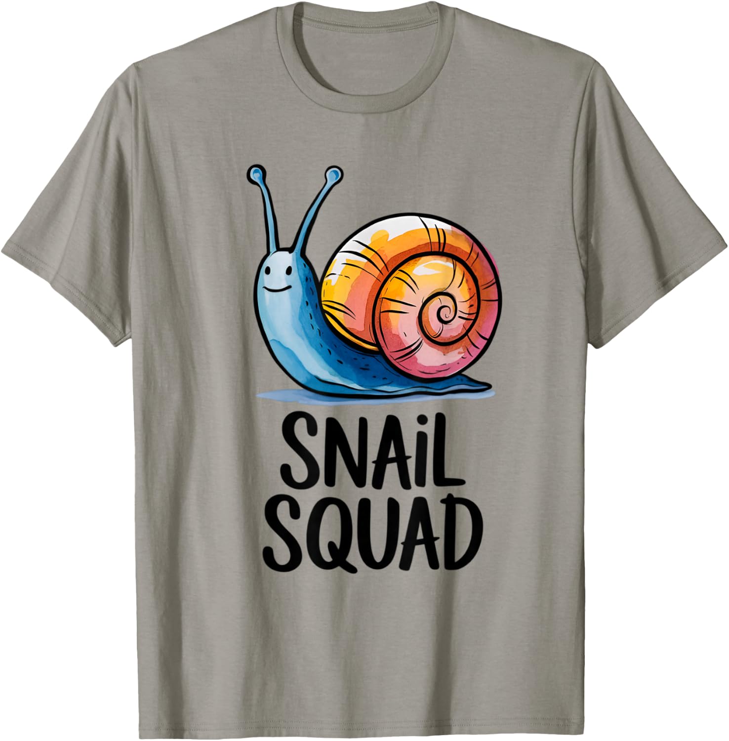 Snail Squad Snail Kids T-Shirt - T-Shirt | Sand