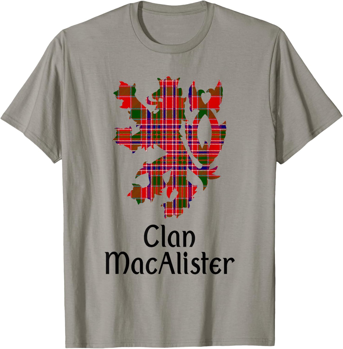 Clan MacAlister Tartan Scottish Family Name Scotland Pride T-Shirt - T-Shirt | Sand