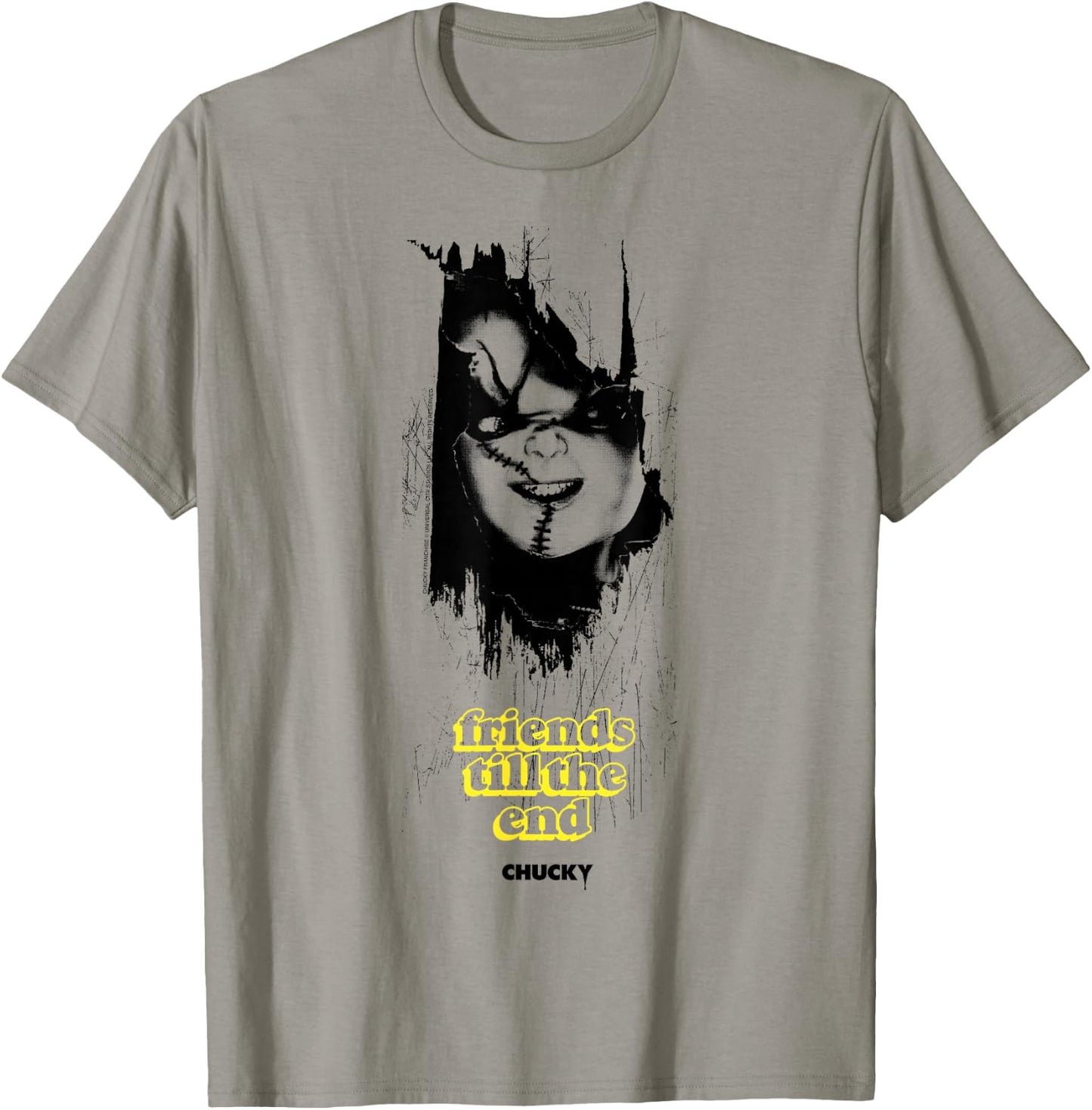 Chucky Friends Till The End T-Shirt - T-Shirt | Sand