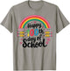 Rainbow 100 Days Of School Happy 100th Day Of School Teacher T-Shirt - T-Shirt | Sand