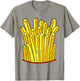 French Fries Costume Funny Fast Food French Fries , red T-Shirt - T-Shirt | Sand