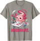 Drawsolotl Cute Axolotl Drawing Lover Girls Kids T-Shirt - T-Shirt | Sand