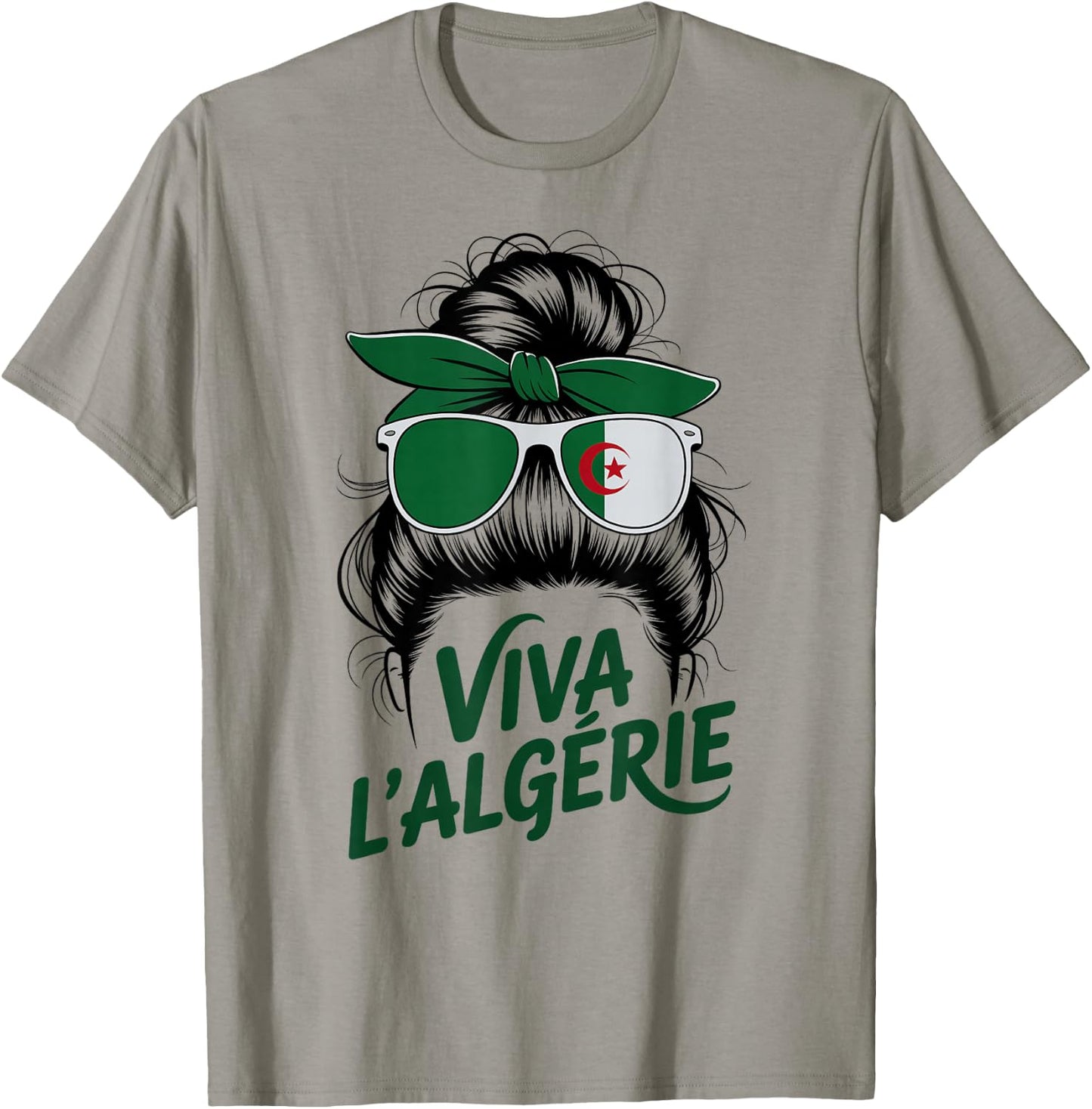 Proud Viva L'ALGÉRIE Trip Toujours Girl Spirit Mom Favorite T-Shirt - T-Shirt | Sand