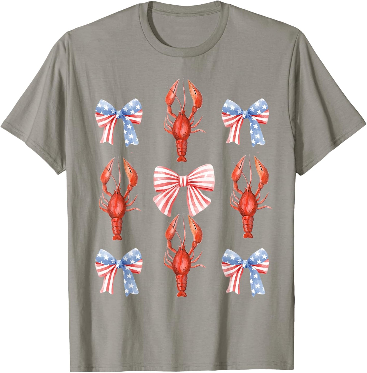 Lobster Red White Blue 4th Of July Party Sea Ocean Nautical T-Shirt - T-Shirt | Sand