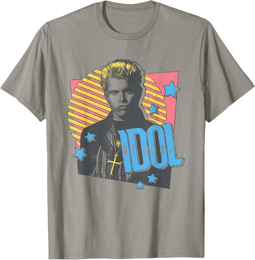 Billy Idol - Retro Contour , white, S