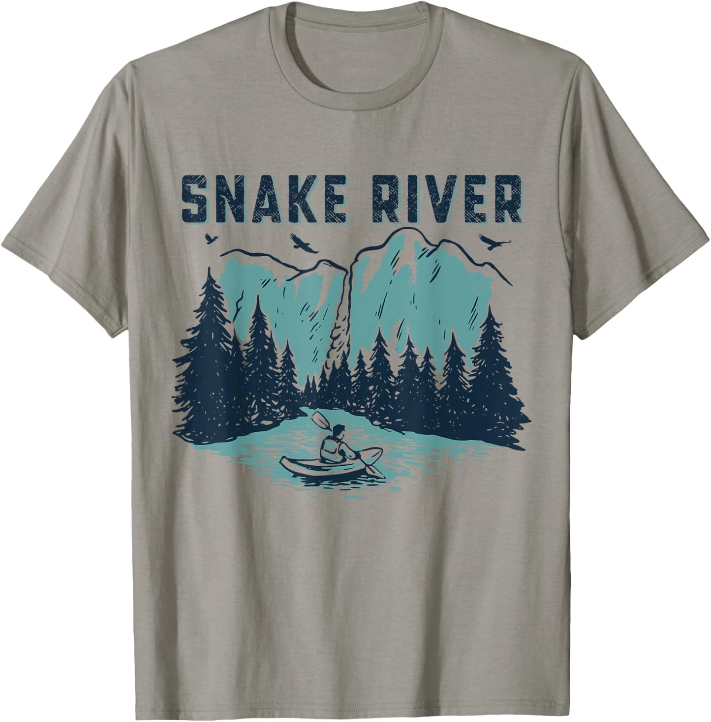 Snake River Kayaking, Snake River T-Shirt - T-Shirt | Sand