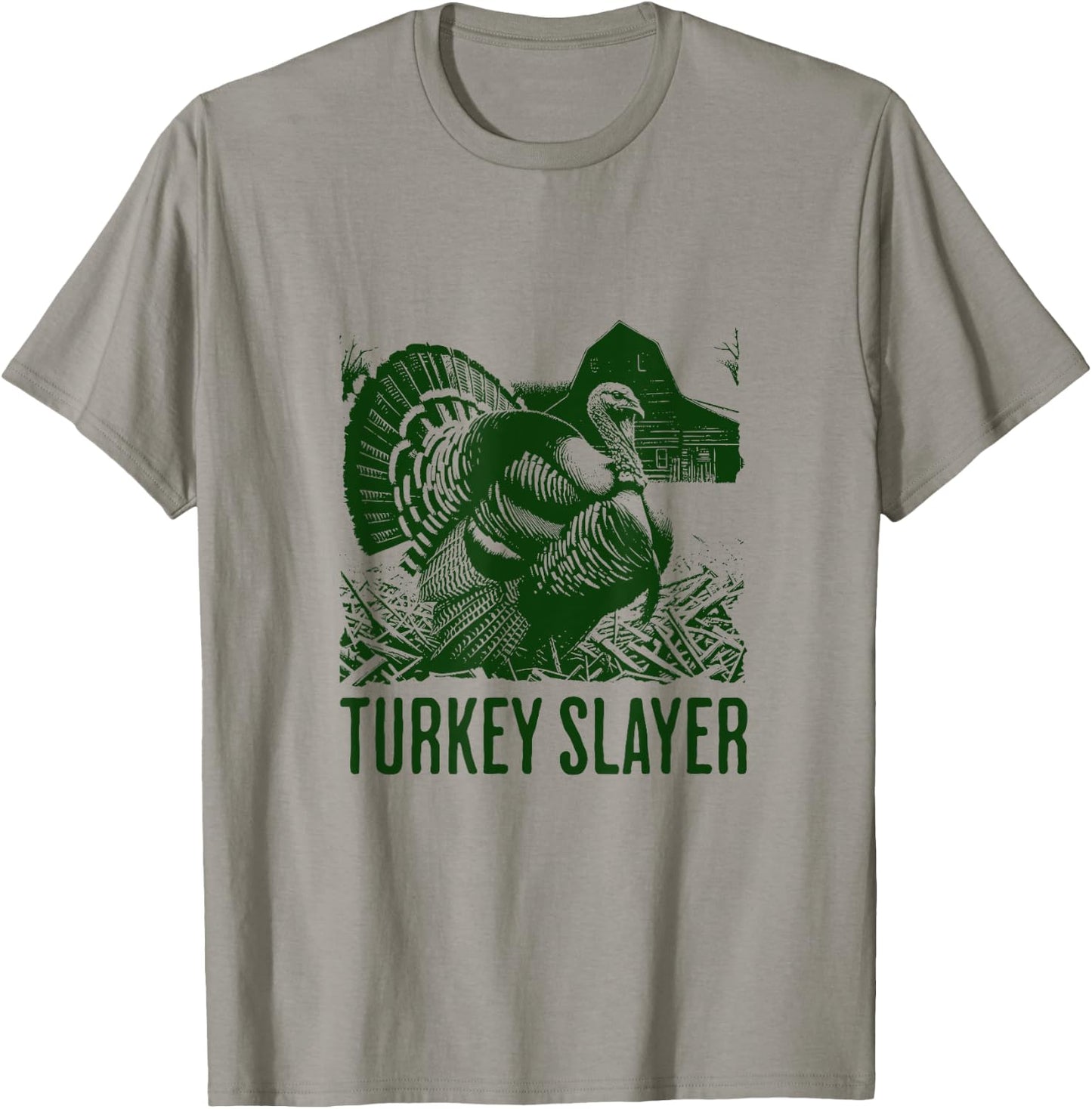 Turkey Slayer - Fun Turkey Hunting Apparel T-Shirt - T-Shirt | Sand