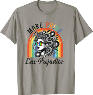 More Pride Less Prejudice LGBT Pride Month T-Shirt - T-Shirt | Sand