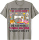 Dog Coffee Sewing Quilting Sew Lover Seamstress Sewing Dogs T-Shirt - T-Shirt | Sand