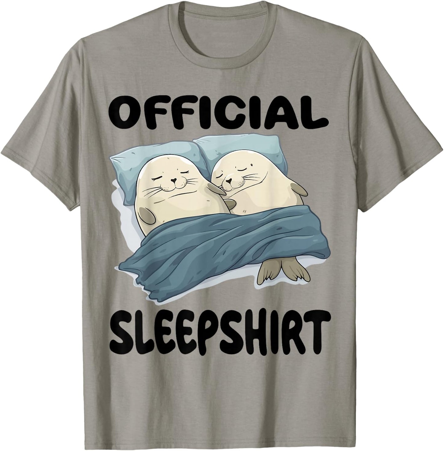 Seal Official Sleepshirt Pajamas Nightgown T-Shirt - T-Shirt | Sand