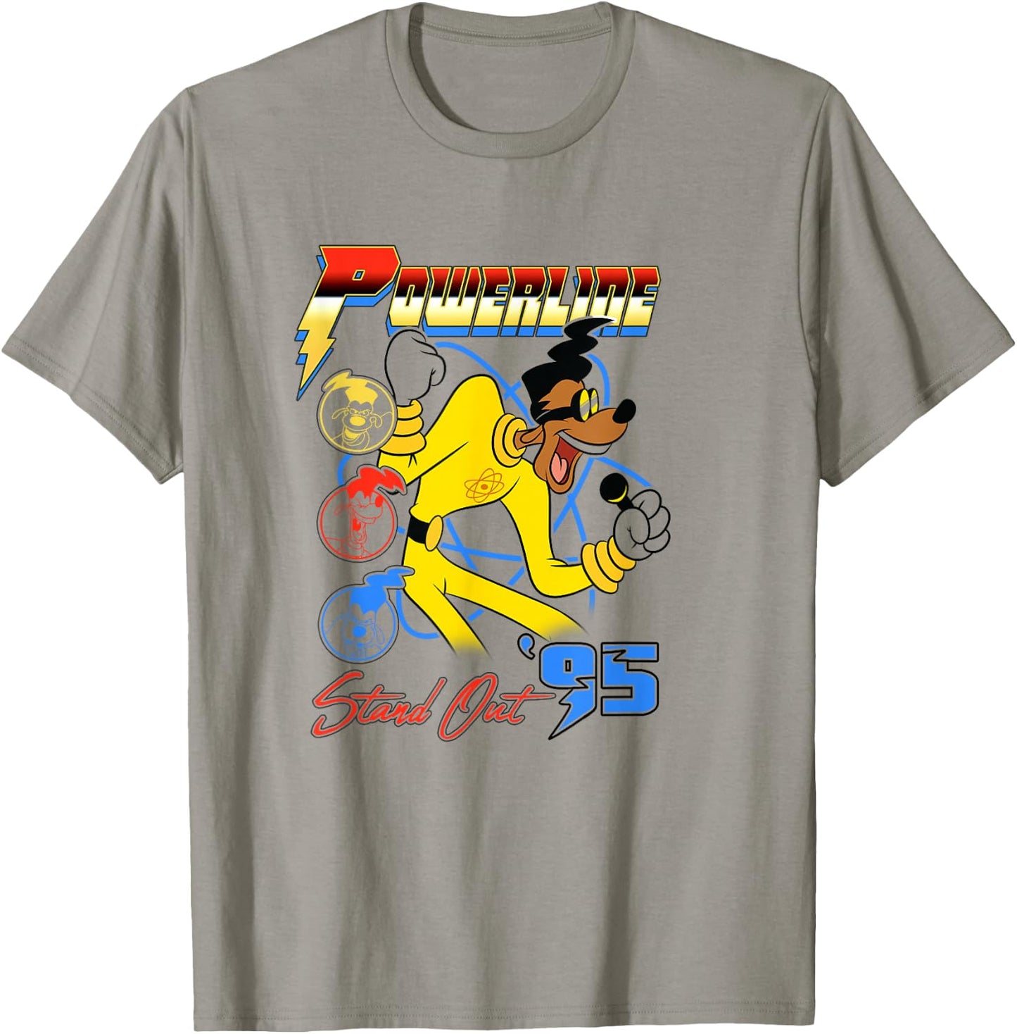 Disney A Goofy Movie Powerline Stand Out '95 T-Shirt - T-Shirt | Sand