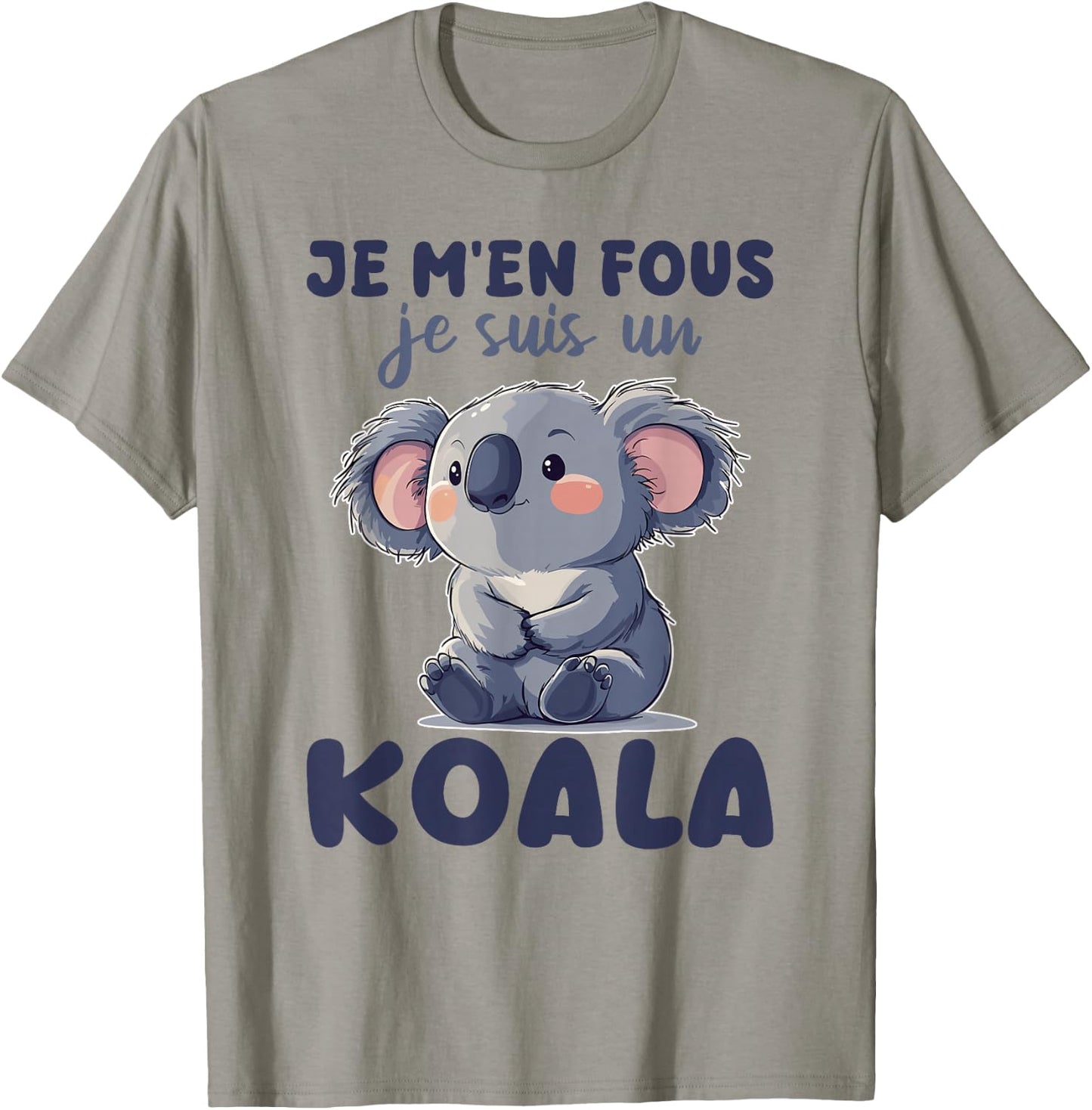 Je M'en Fous Je Suis Un Koala - Cute Koala , white, S T-Shirt - T-Shirt | Sand