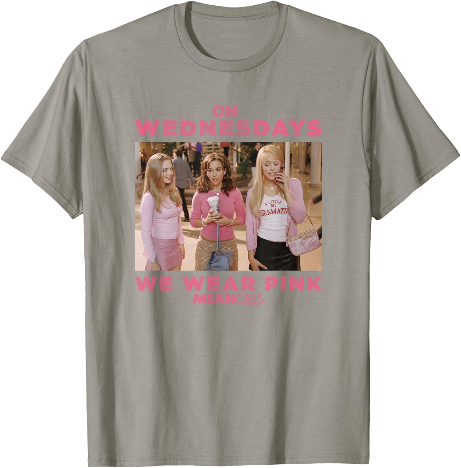 Mean Girls Wednesdays We Wear Pink T-Shirt - T-Shirt | Sand