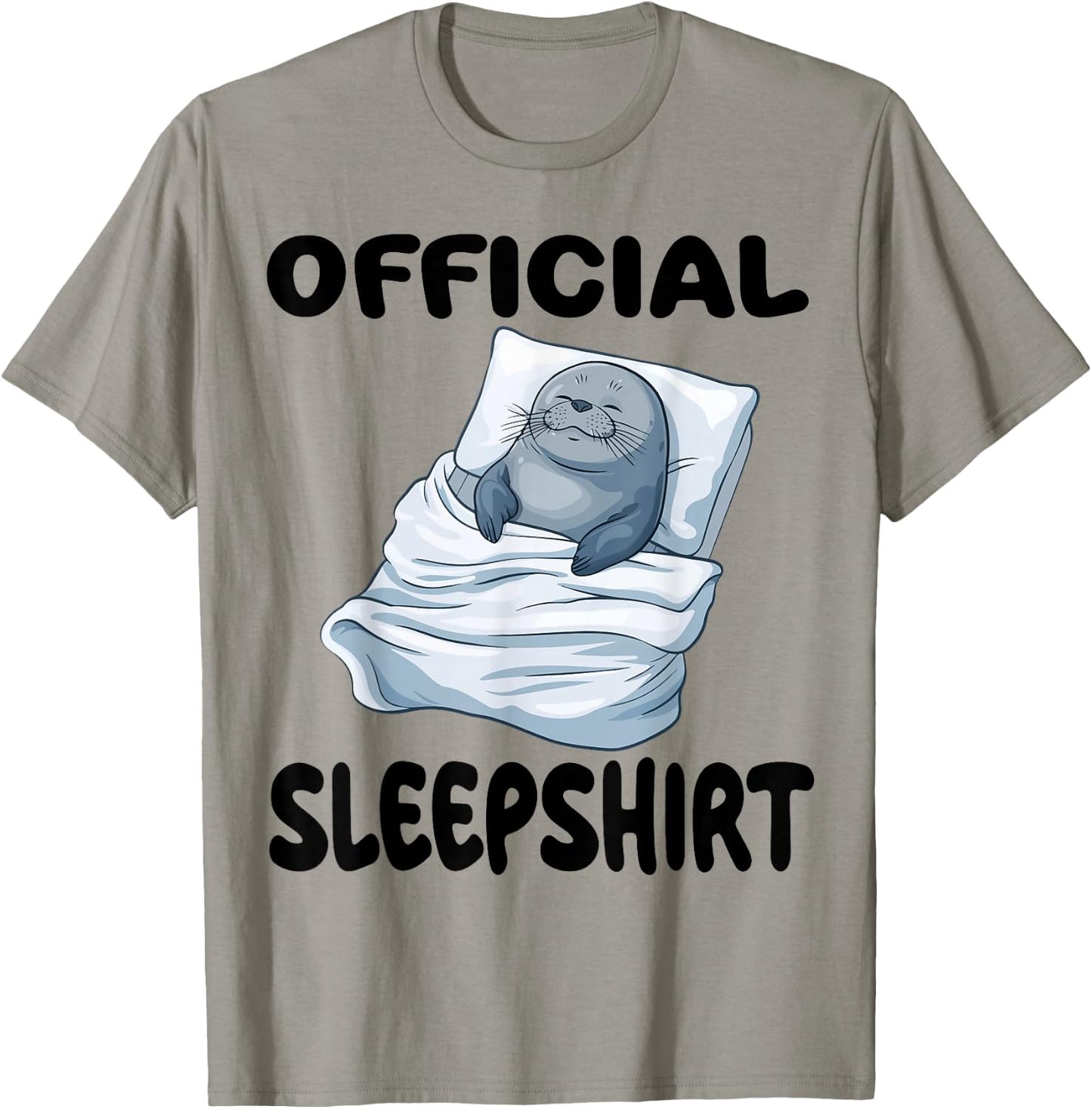 Seal Official Sleepshirt Pajamas Nightgown T-Shirt - T-Shirt | Sand