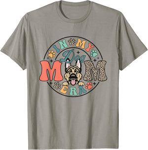 German Shepherd Dog In My Dog Mom Era Mothers Day T-Shirt - T-Shirt | Sand