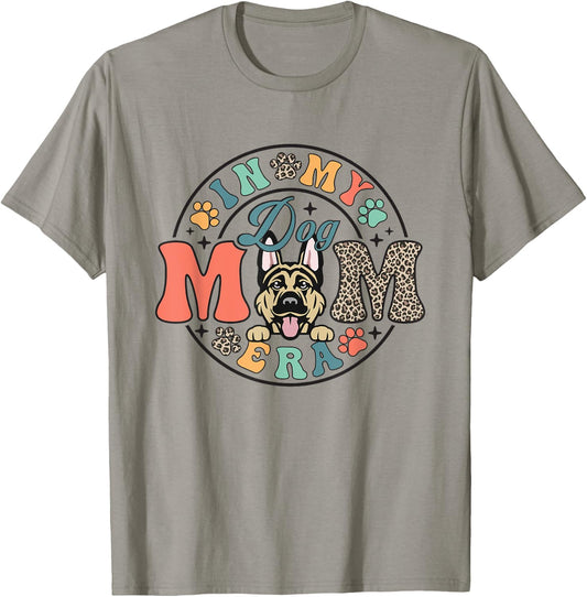 German Shepherd Dog In My Dog Mom Era Mothers Day T-Shirt - T-Shirt | Sand