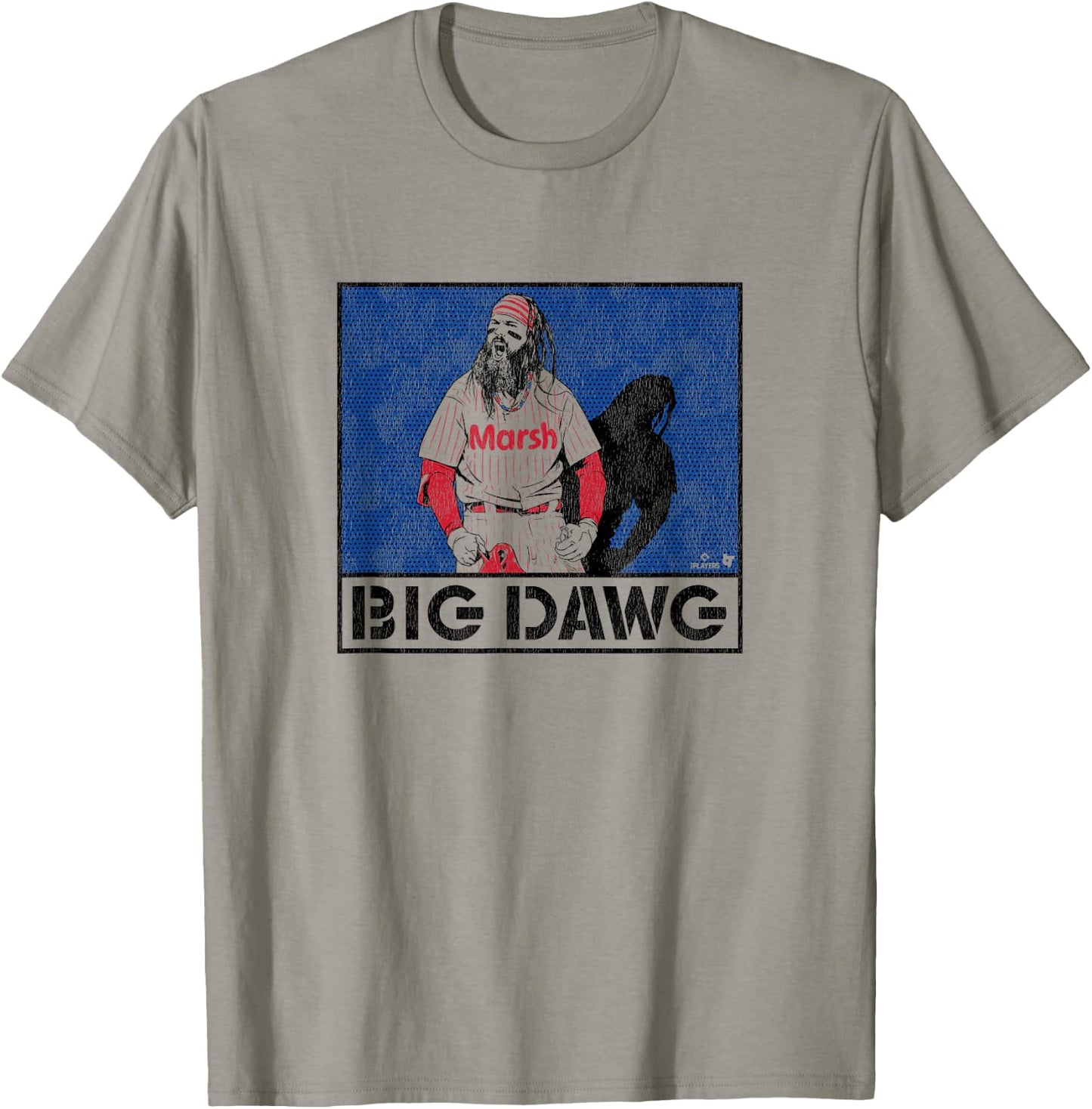 Brandon Marsh - Big Dawg - Philadelphia Baseball T-Shirt - T-Shirt | Sand