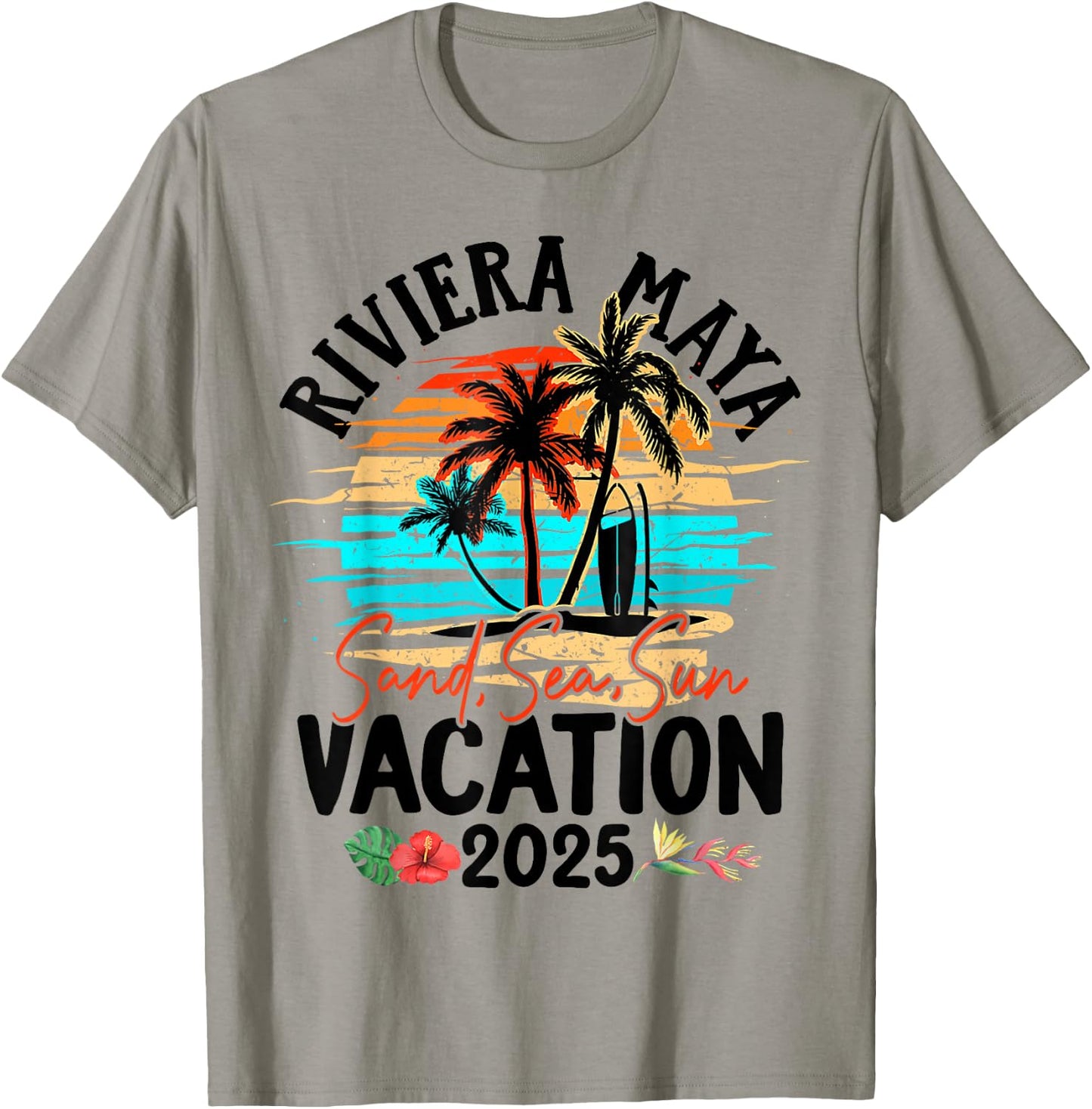 Riviera Maya Mexico Vacation 2025 Matching Family Group T-Shirt - T-Shirt | Sand
