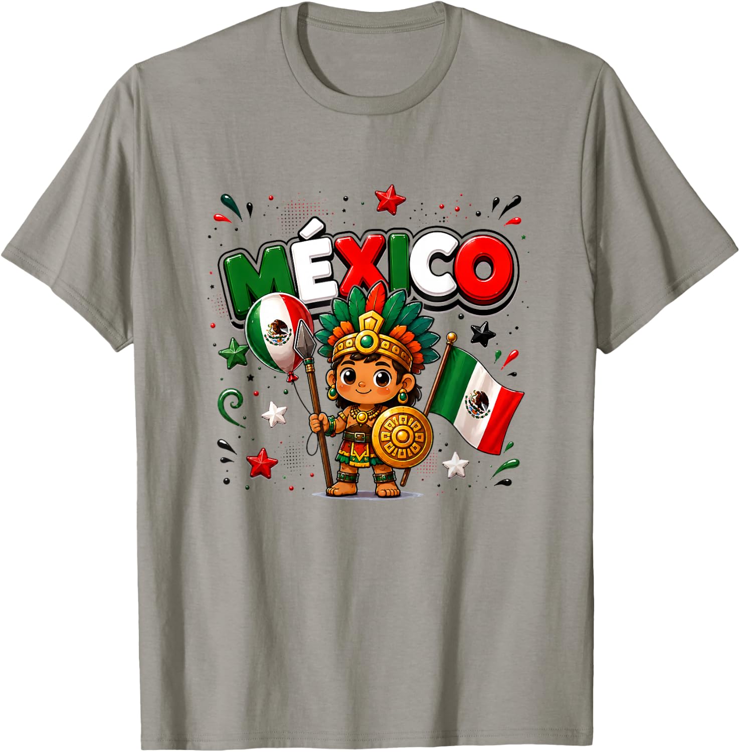 Drapeau du Mexique, Carte Mexicaine pour Enfants et Filles T-Shirt - T-Shirt | Sand