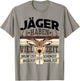 Jäger Haben Viel Zeit Spruch Geschenk für Jäger Spruch Männer T-Shirt - T-Shirt | Sand