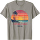 Johns Pass Florida Retro Vintage Weathered Souvenir T-Shirt - T-Shirt | Sand